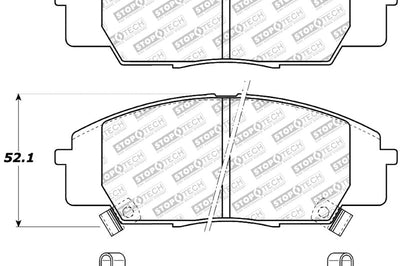 Stoptech StopTech Street Select Brake Pads - Front - Brakes Rotors &