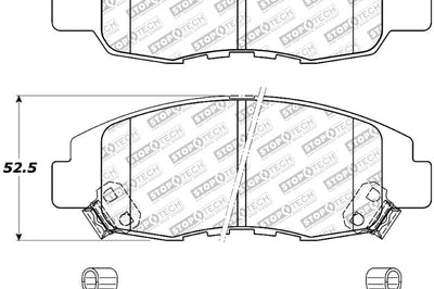 Stoptech StopTech Street Select Brake Pads - Front/Rear - Brakes Rotors &