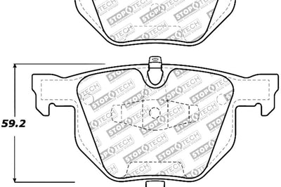 Stoptech StopTech Street Select Brake Pads - Rear - Brakes Rotors &