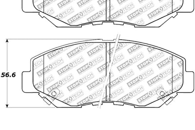 Stoptech StopTech Street Select Brake Pads - Rear - Brakes Rotors &