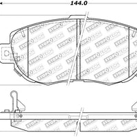 Stoptech StopTech Street Touring 00-05 Lexus IS 250/300/350 Front Brake Pads - Brakes Rotors &