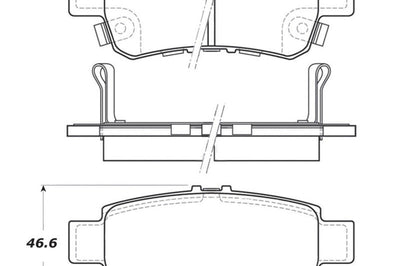 Stoptech StopTech Street Touring 06-13 Honda Odyssey Rear Brake Pads - Brakes Rotors &
