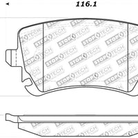 Stoptech StopTech Street Touring 07-09 Audi RS4 Rear Pads - Brakes Rotors &