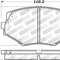 Stoptech StopTech Street Touring 94 97/99 05 Miata w/Normal Suspension Front Brake Pads D635 Brakes Rotors &