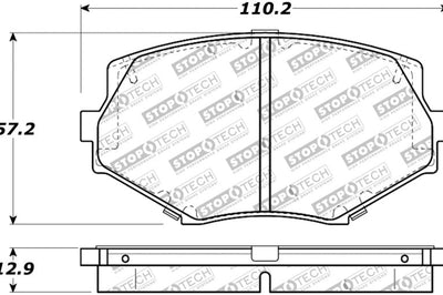 Stoptech StopTech Street Touring 94 97/99 05 Miata w/Normal Suspension Front Brake Pads D635 Brakes Rotors &