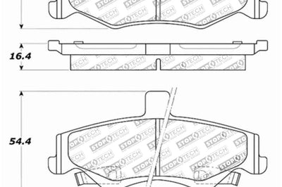Stoptech StopTech Street Touring Brake Pads - Brakes Rotors &