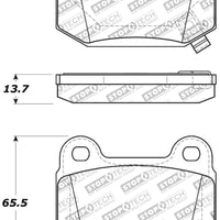 Stoptech StopTech Street Touring ST 22 2 Piston Rear Caliper Brake Pads Brakes Rotors &