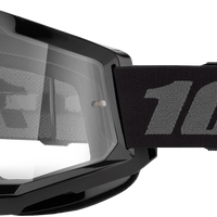 100-PERCENT Strata 2 Goggle Black Clear Lens - Eyewear