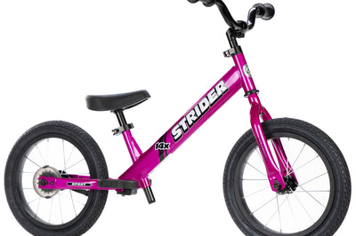 Strider 14x 2-In-One Kids Beginner Balance Sport Bike - Pink - Offroad Collection