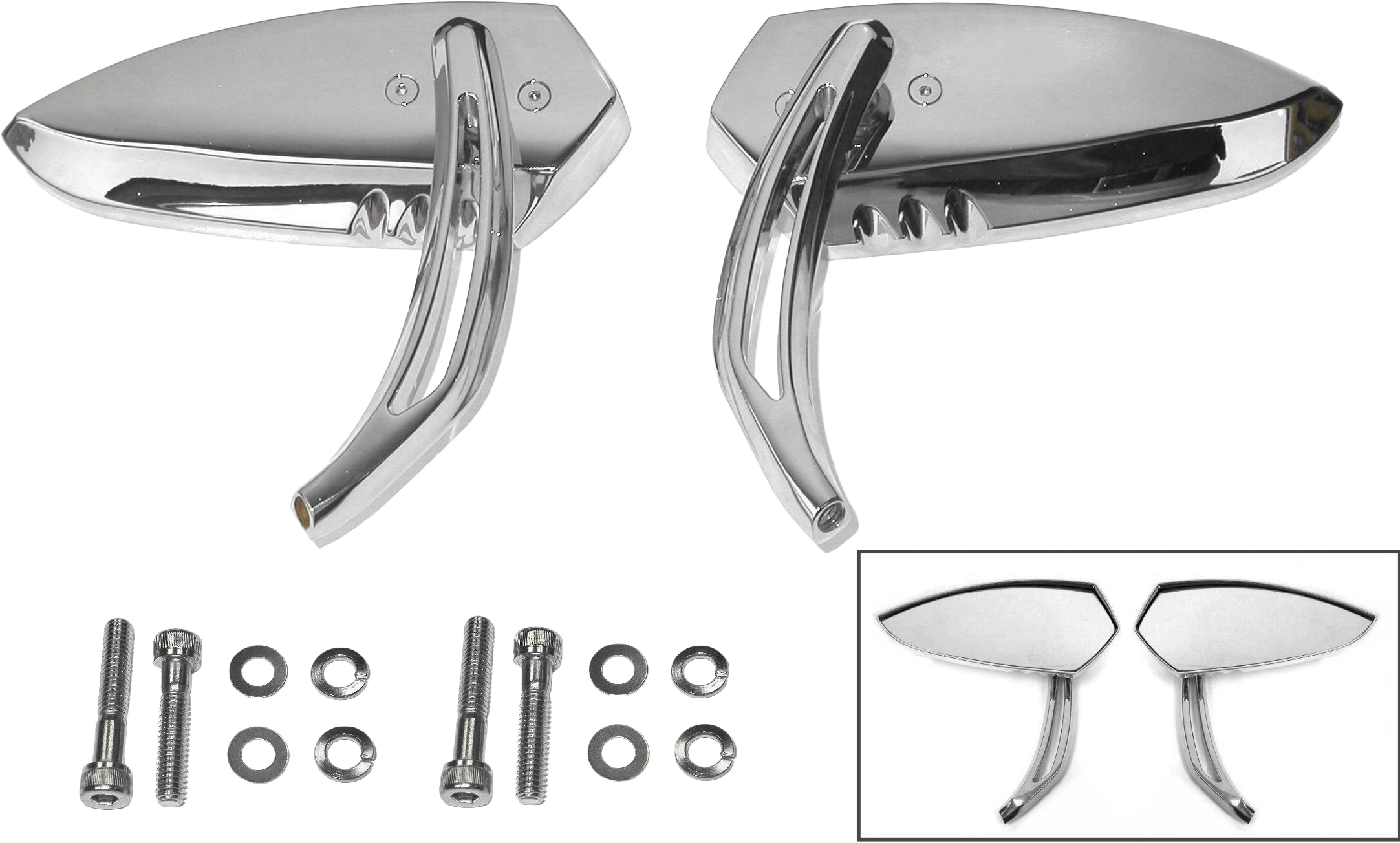 Harddrive Strike Mirror Chrome Pr - Products