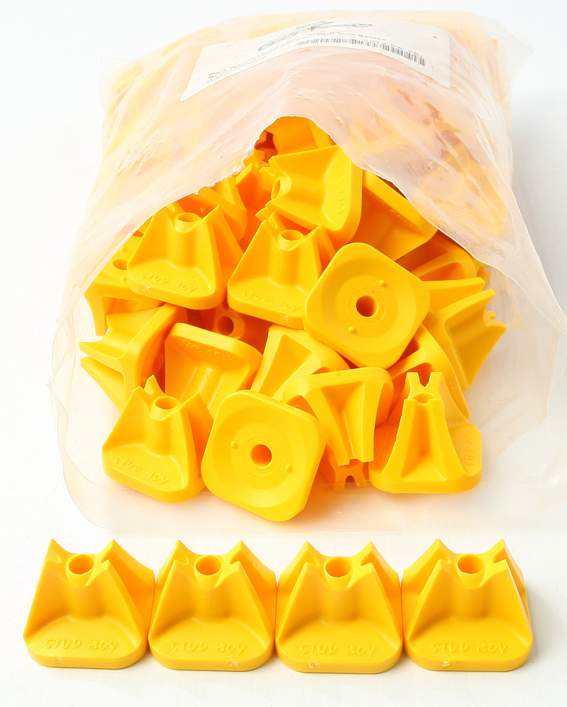 STUD BOY Super Lite Pro Series Single Backers.75’’ 84/Pk Yellow