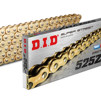 D.I.D Super Street 525zvmxg 100l X Ring Chain Gold