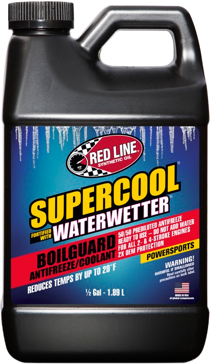 Red Line Supercool Boilguard 64 Oz Powersports Antifreeze - Watercraft Collection