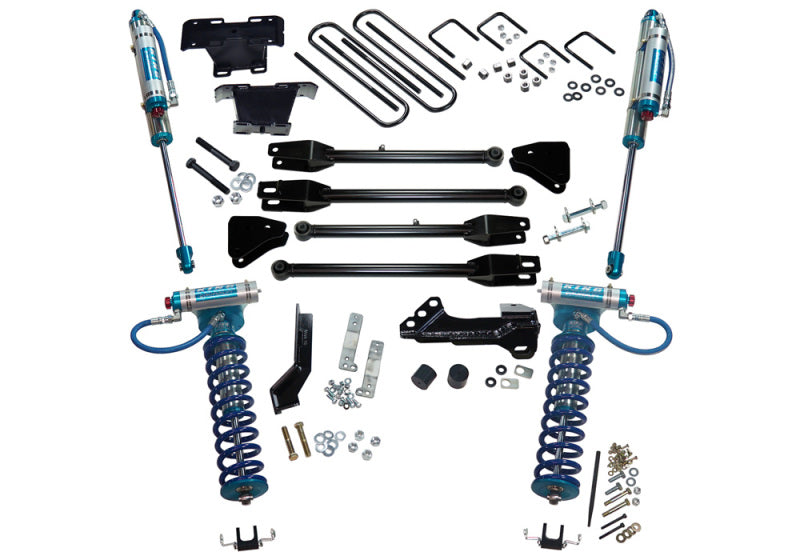 Superlift 17-19 Ford F-250 SD 4WD 4in Lift Kit w/4-Link King Front Coilovers/Rear Reservoir Shocks - Suspension