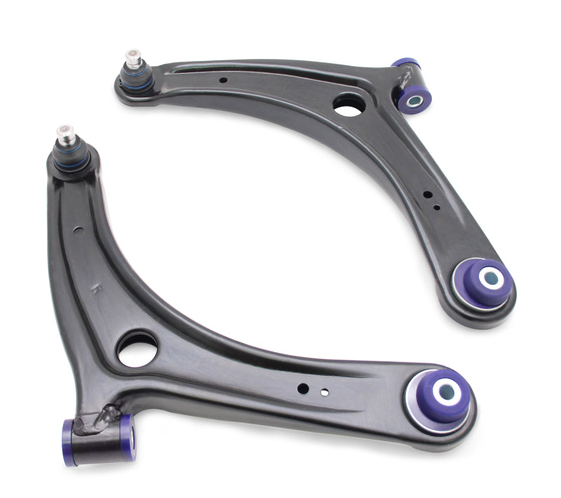Superpro SuperPro 2008 Mitsubishi Lancer GTS Front Lower Control Arm Set w/ Bushings - Positive Caster - Suspension