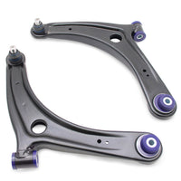 Superpro SuperPro 2008 Mitsubishi Lancer GTS Front Lower Control Arm Set w/ Bushings - Positive Caster - Suspension