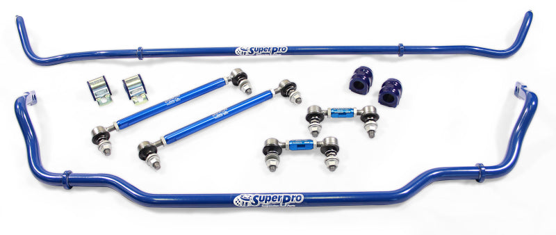 Superpro SuperPro 2018 Kia Stinger Base Front / Rear 24mm F/18mm R Adjustable Sway Bar and Link Set - Suspension