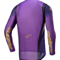 Alpinestars Supertech Le Champ Jersey Ultraviolet/gold/black Xl - Ultra Violet/Gold/Black / 2X-Large