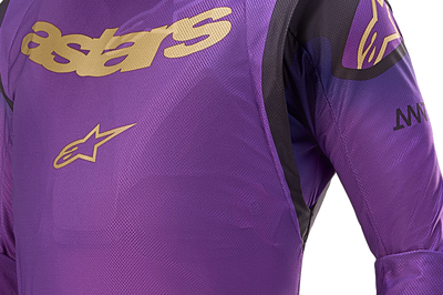 Alpinestars Supertech Le Champ Jersey Ultraviolet/gold/black Xl