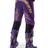 Alpinestars Supertech Le Champ Pants Ultraviolet/gold/black Sz 40 - Ultra Violet/Gold/Black / US 38