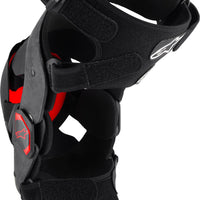 Alpinestars Supertech Rk-10 Plasma Knee Brace Black/red Xl - Black/Red / Large