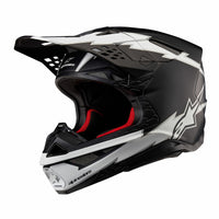 Alpinestars Supertech S-m10 Ampress Helmet Black/orange Glossy Xs - Dark Grey / Small - Bicycle Collection