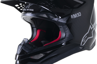 Alpinestars Supertech S-m10 Ampress Helmet Black/orange Glossy Xs - Bicycle Collection