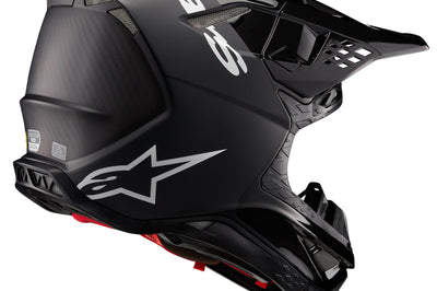 Alpinestars Supertech S-m10 Ampress Helmet Black/orange Glossy Xs - Bicycle Collection