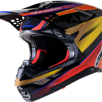 Alpinestars Supertech S-m10 Ampress Helmet Black/orange Glossy Xs - Dark Grey / Small - Bicycle Collection