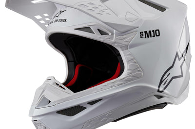 Alpinestars Supertech S-m10 Ampress Helmet Black/orange Glossy Xs - Bicycle Collection