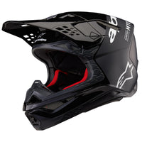 Alpinestars Supertech S-m10 Ampress Helmet Black/orange Glossy Xs - Dark Grey / Small - Bicycle Collection