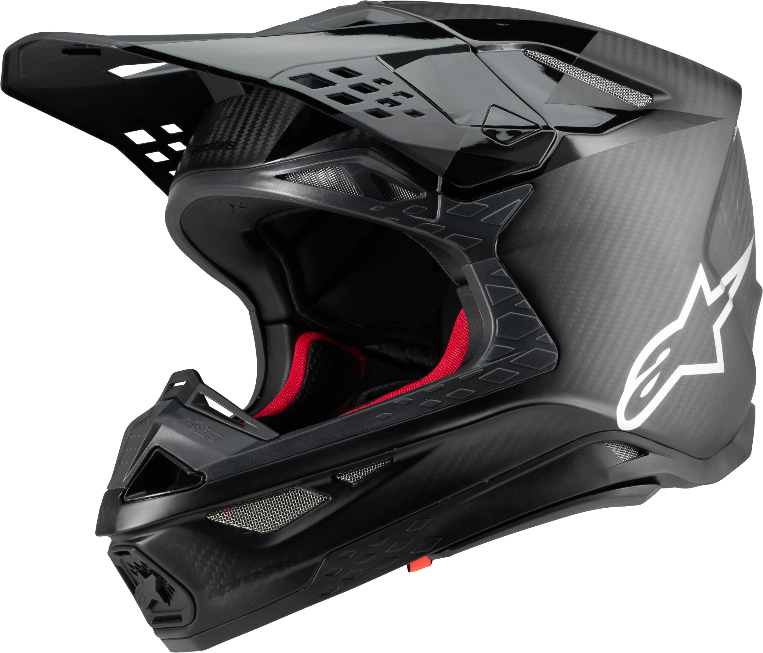 Alpinestars Supertech S-m10 Ampress Helmet Black/orange Glossy Xs - Dark Grey / Small - Bicycle Collection