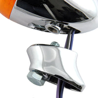 Chris Products Support Bullet Turn Signal Short Chrome - Harddrive