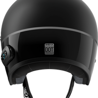 SENA Surge Open Face Helmet W/Mesh Matte Black/Glossy Black Xl