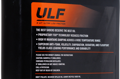 FOX Suspension 5wt Ulf Oil 1 Gallon