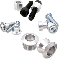 Bolt Swingarm Spools Black - Silver - Street Collection