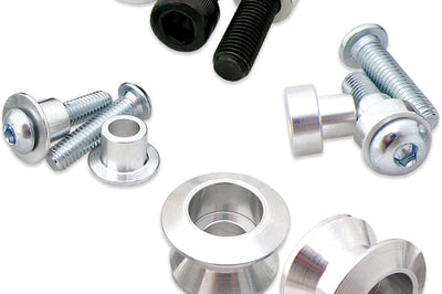 Bolt Swingarm Spools Black - Street Collection