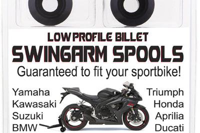 Bolt Swingarm Spools Black - Street Collection