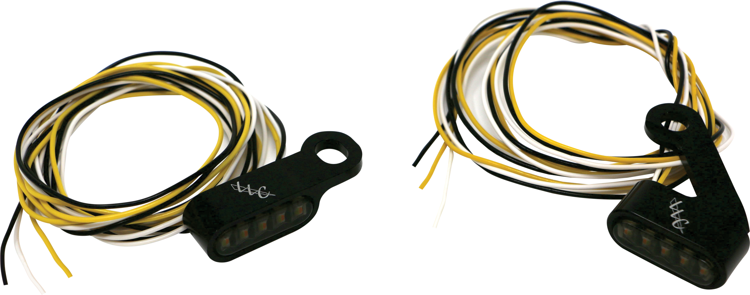 Letric Lighting Co Switchback Led Turn Signal Black White Run/amber - Harddrive Products