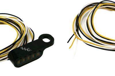 Letric Lighting Co Switchback Led Turn Signal Black White Run/amber - Harddrive Products