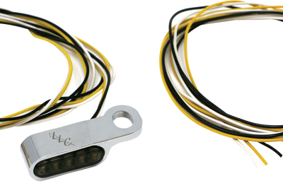 Letric Lighting Co Switchback Led Turn Signal Chrome White Run/amber - Harddrive Products