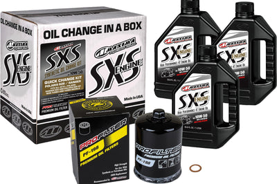 Maxima Sxs Quick Change Kit 10w-50 With Black Oil Filter - Tires & Wheels