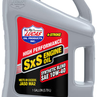 Lucas Sxs Semi Synthetic Engine Oil 10w40 1 Gal - Tires & Wheels