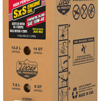 Lucas Sxs Semi Synthetic Engine Oil 10w40 6 Gal Bib - Tires & Wheels