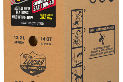 Lucas Sxs Semi Synthetic Engine Oil 10w40 6 Gal Bib - Tires & Wheels