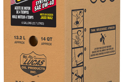 Lucas Sxs Synthetic Engine Oil 0w40 6 Gal Bib - Tires & Wheels