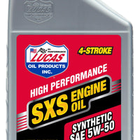 Lucas Sxs Synthetic Engine Oil 5w50 1 Qt - Tires & Wheels