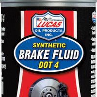 Lucas Synthetic Brake Fluid Dot 4 12oz - Harddrive Products