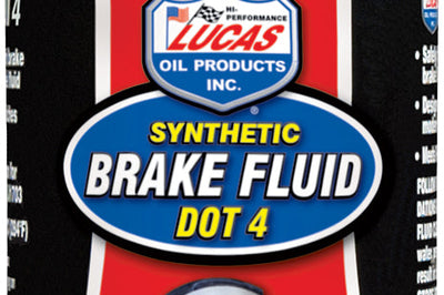 Lucas Synthetic Brake Fluid Dot 4 12oz - Harddrive Products