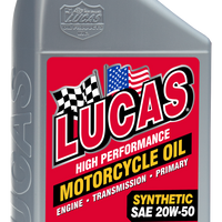 Lucas Synthetic High Performance Oil 20w-50 1qt - Harddrive Products